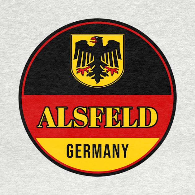 Alsfeld Germany Round Flag by urban-wild-prints